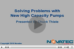 Solving Problems with New High Capacity Pumps Video